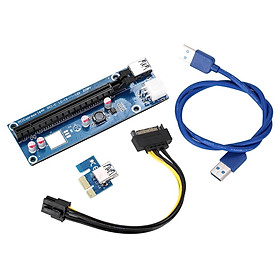 Usb 3.0 Pci- E Pci Express Extension Cable 1X To 16X Extension Rer Mining Dedicated Graphics Card Adapter With