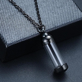 Openable Urn Pendant Necklace Ash Holder For Ashes Hair Cremation Casket