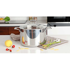 NỒI INOX 3 LỚP CAO CẤP ĐÁY LIỀN TRI-MAX XS 28cm