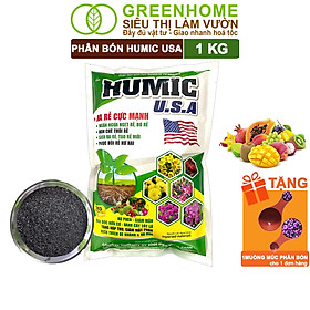 Mua Phân Bón Humic USA Greenhome  Bình Điền  Gói 1Kg  Hữu Cơ Sinh Học  Siêu Ra Rễ  Tạo Rễ Mới