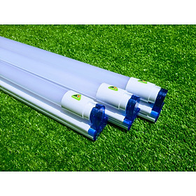 Combo 3 Bộ Đèn Led Tuýp Nhựa Nano 60cm Ánh Sáng Trắng 6500K Gồm Bóng & Máng