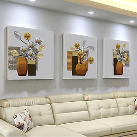 - Tranh Canvas khung composit treo tường phòng khách