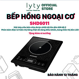 Bếp hồng ngoại cơ Sunhouse SHD6011 - Tặng kèm vỉ nướng - [Hàng Chính Hãng - Bảo Hành 12 Tháng]