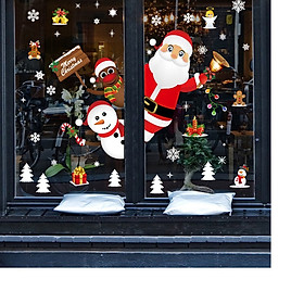 Mua Tranh decal dán tường ông già Noel  cao cấp -N01