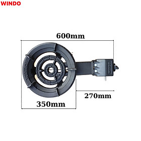 Mua Bếp ga công nghiệp(bếp hầm)-Bếp gas công nghiệp WINDO-MODEL:280C Hàng Chính Hãng