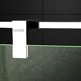 Kẹp kính trên vách tắm kính dùng cho ống 10x30 SUS304 Hiwin SB-617F