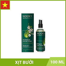 Tinh Dầu Xịt Mọc Tóc Bưởi Nooky - Giảm Rụng Tóc, Dưỡng Tóc Dài & Dày Đen Óng, Giúp Tóc Chắc Khỏe, Mượt Mà - 100ml