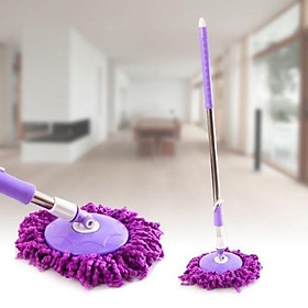 Mua (Xả Kho) Bộ cây lau nhà 360 độ cán inox sạch bền tiện dụng thông minh ( Siêu Tiện Ích)