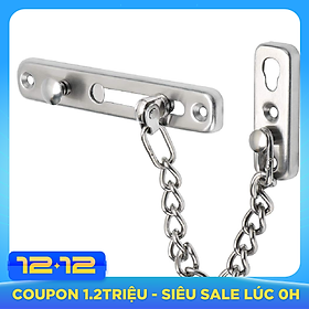 Dây chốt cửa an toàn HOBBY LC1 cho căn hộ nhà phố Inox 304 không rỉ sét, bảo vệ nhà cửa an toàn cho bé