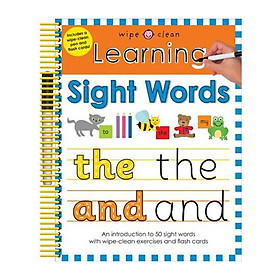 Learning Sight Words: Wipe Clean Spirals (Paperback)