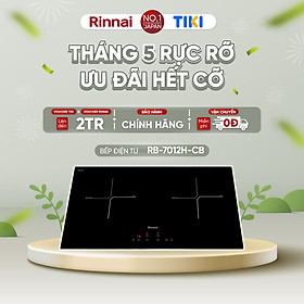Mua Bếp từ Rinnai RB-7012H-CB mặt kính Schott 2900W - Hàng chính hãng.