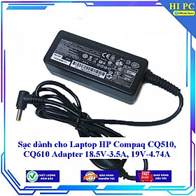 Sạc dành cho Laptop HP Compaq CQ510 CQ610 Adapter 18.5V-3.5A 19V-4.74A - Kèm Dây nguồn - Hàng Nhập Khẩu