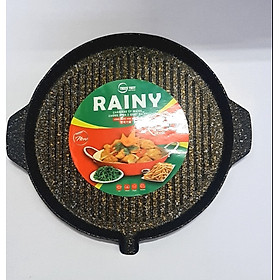 Mua Khay nướng  không khói vân đá Rainy 5 lớp chống dính dùng được cho bếp từ  đường kính 28cm