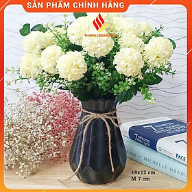 Mua Lọ hoa gốm sứ Bát Tràng cỡ nhỏ 18 cm - Bình hoa để bàn xinh xắn - Decor trang trí Nhiều màu (không bao gồm hoa