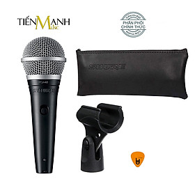 Mic Shure PGA48-LC Micro Cầm Tay Vocal PGA48LC Microphone Karaoke PGA48 Hàng Chính Hãng USA - Kèm Móng Gẩy DreamMaker