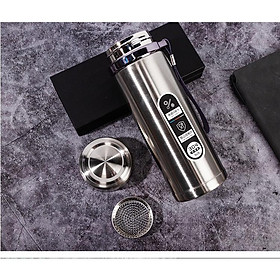 Mua Bình nước giữ nhiệt 1000ml đủ size HiLOGI 2 lớp inox nắp đậy kín  tặng túi chống va đập xước hỗ trợ bình giữ nhiệt