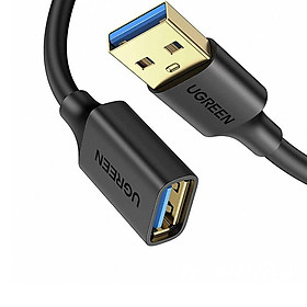Cáp dữ liệu USB 3.0 đầu nhôm truyền dữ liệu giữa máy tính và ổ cứng USB dài 5m Ugreen 90722  - Hàng chính hãng