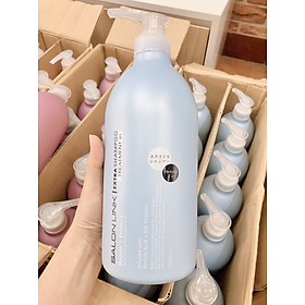 Dầu Gội Salon Link Extra Treatment In Phục Hồi Tóc 1000ml (Màu Xanh Dương) - Dành Cho Tóc Uốn, Nhuộm