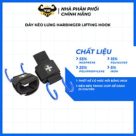 Kéo Lưng Tập Gym Harbinger Lifting Hook