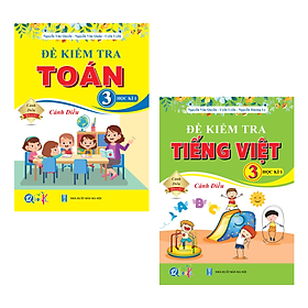 Sách Combo Đề Kiểm Tra Toán, Tiếng Việt Lớp 3 - Cánh Diều - BẢN QUYỀN