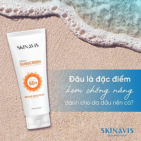 Kem chống nắng Skinavis defense – Phổ rộng, không lên tone da 70ml