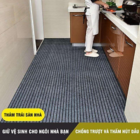 Mua Bộ 2 Thảm Trải Sàn Nhà Bếp Chất Liệu Lông Nhung Sang Trọng Cao Cấp