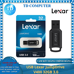 Mua USB Lexar JumpDrive V400 32GB 3.0 - Hàng chính hãng DigiWorld phân phối