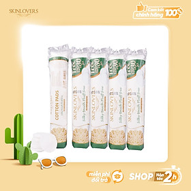 Combo 5 Gói Bông Tẩy Trang Skinlovers 120+30 miếng ( 5 x 150 miếng)