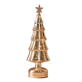Christmas Tree Table Lamp, Christmas Decoration Tree Figurine Desk Lamp Desktop Ornament for Living Room
