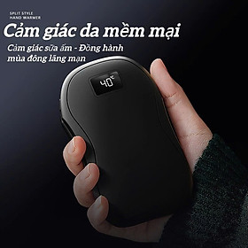 Máy Sưởi Tay Mini LED Cầm Tay Làm Ấm Nhanh 8s Sạc USB 3 Mức Độ Nhiệt Tùy Chỉnh Chế Độ Sạc Dự Phòng Kèm Dây Treo Tiện Dụng Văn Phòng Du Lịch Phượt Dã Ngoại MÀU TRẮNG – Hàng Nhập Khẩu