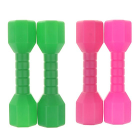2 Pair Children Dumbbell Gym Fitness Equipment Plastic Toys