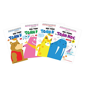 Combo Bậc Thang Toán Học Phần 1 (Tập 1 Đến Tập 4)