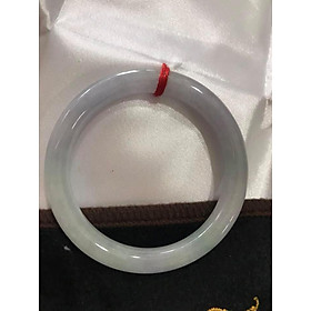 CHIẾC VÒNG TÍM SỊN 48 BÓNG ĐẸP ĐÁ CẨM THẠCH TRẮNG TINH KHÔI TỰ NHIÊN NỮ MỆNH KIM THỦY 40kg đến 49kg