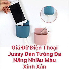 Mua Giá Dán Tường Để Điện Thoại Nhiều Màu Xinh Xắn Kèm Lỗ Cắm Sạc  Kệ Đựng Đồ Dán Tường Đa Năng Đựng Remote Điều Khiển