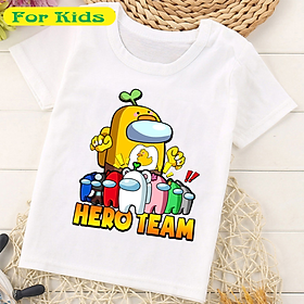 Áo Hero Team Among Us nhiều mẫu dành cho bé trai bé gái