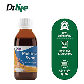 Multivitas Syrup, Bổ Sung Vitamin và khoáng chất, Siro giúp bé ăn ngon, tăng cường sức đề kháng - Drlife