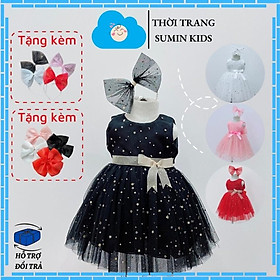 Đầm công chúa bé gái mẫu váy công chúa sao lấp lánh xòe đẹp cho bé yêu SUMIN KIDS