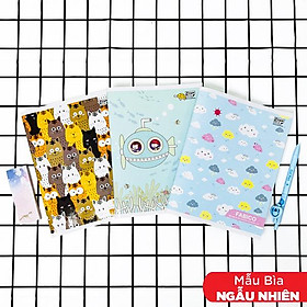 Combo 5 Tập Học Sinh 4 Ô Ly 200 Trang 80gsm - Fabico ELE23 (Mẫu Màu Giao Ngẫu Nhiên)