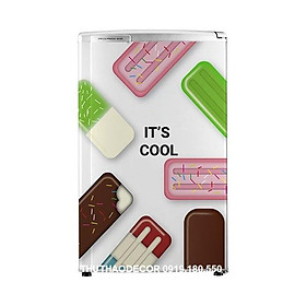 Miếng dán tủ lạnh KEM MÁT LẠNH - Decal dán tủ lạnh