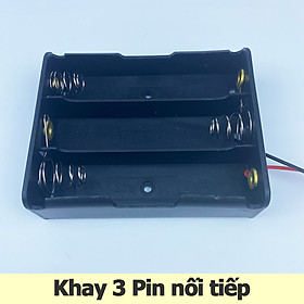 Mua Khay pin 18650 1 2 3 4 cell pin nối tiếp đế giữ pin có dây