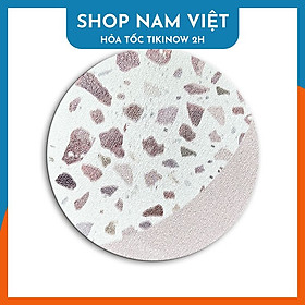 Lót Ly Siêu Thấm Diatom Mud Họa Tiết Gạch Terrazzo