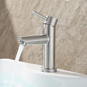 Vòi lavabo nóng lạnh inox 304 loại 1 chân