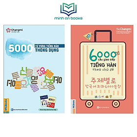 Combo 2 Cuốn Học Tiếng Hàn Cấp Tốc 5000 Từ Vựng Tiếng Hàn Thông Dụng +