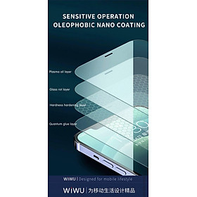 Kính Cường Lực Wiwu Ivista Dành Cho Iphone 11, Iphone 12, Iphone 13, Iphone 14 Full Viền Bảo Vệ Màn Hình, Độ Cứng 9H - Hàng chính hãng