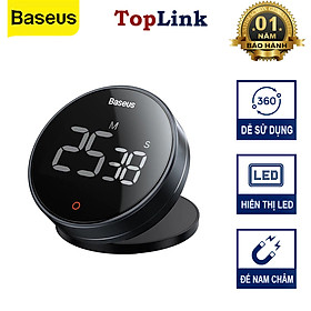 Đồng Hồ Hẹn Giờ Đếm Ngược Để Bàn Treo Tường Có Âm Thanh Heyo Rotation Countdown Timer Pro - Hàng Chính Hãng Baseus