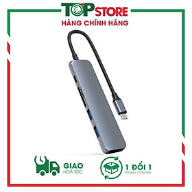 Cổng Chuyển Hyper HyperDrive Bar 6-in-1 USB-C Hub (HD22E) For Macbook, Ipad Pro 2018, PC & Devices - Hàng Chính Hãng