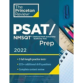 Hình ảnh sách Sách - Princeton Review PSAT/NMSQT Prep, 2022 : 3 Practice Tests + Review & by Princeton Review (US edition, paperback)