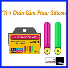 Chân Cắm Phao Câu Đài Silicon (Vỉ 4 Chiếc) PK-21