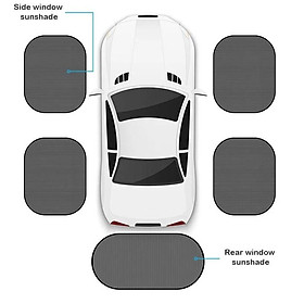 Mua Bộ 5 tấm lưới che nắng chống tia UV mát gắn kính chắn gió cửa sổ xe hơi ô tô