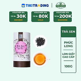 Trà sen lon giấy cao cấp 100g
